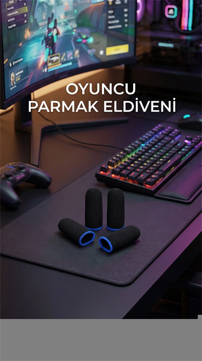 Oyuncu Parmaklık Eldiven Hassas Kontrol Konforlu