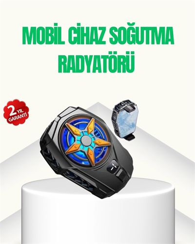Oyunlar İçin Güçlü Telefon Soğutucu Fan Dijital Ekranlı