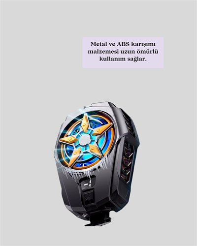 Oyunlar İçin Güçlü Telefon Soğutucu Fan Dijital Ekranlı