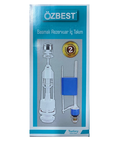 Özbest Su Tasarruflu Basmalı Klozet Rezervuar İç Takımı - Uyumlu ve Dayanıklı