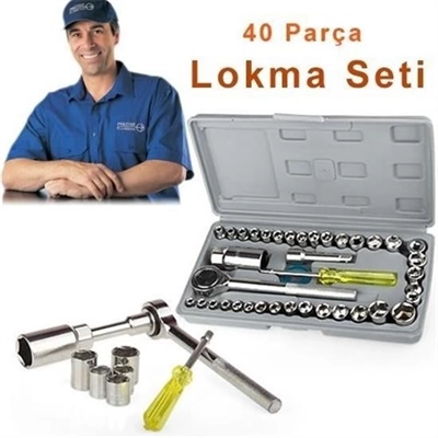 Özel Çantalı 40 Parça Cırcırlı Lokma Seti