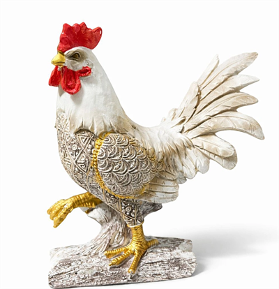 Özel Tasarım Polyester Horoz Figürü