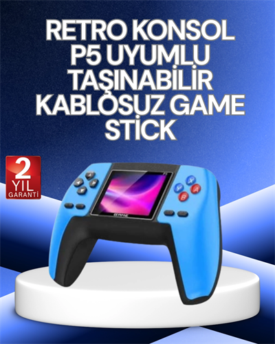 P5 Retro GamePad | 520 Klasik Oyunlu Mini Oyun Konsolu