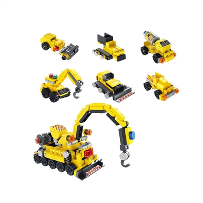 P605002 6 İN 1 SARI YUMURTA MODEL 45 PARÇA BLOCK OYUNCAK