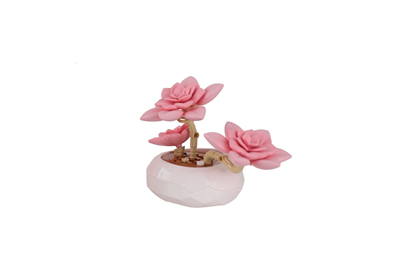 P655064 PANLOS PEMBE NİLÜFER SUKULENT MODEL 82 PARÇA BLOCK OYUNCAK