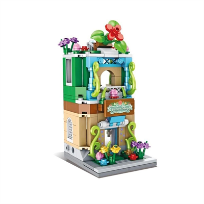 P657037 PANLOS ÇİÇEK DÜKKANI 280 PARÇA BLOCK OYUNCAK