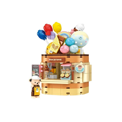 P881201 PANLOS TEDDY BEAR KOLEKSİYONU DONDURMA DÜNYASI 354 PARÇA BLOCK OYUNCAK