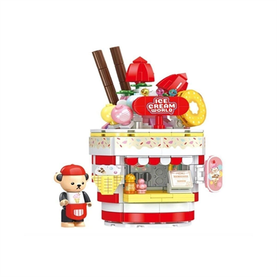 P881202 PANLOS TEDDY DONDURMA SALONU 369 PARÇA BLOCK OYUNCAK