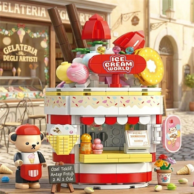 P881202 PANLOS TEDDY DONDURMA SALONU 369 PARÇA BLOCK OYUNCAK