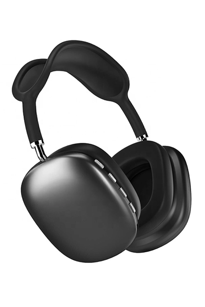 P9 Bluetooth 5.0 Kablosuz Siyah Kulaklık Mikrofonlu Uzun Pil Yüksek Bass ANC