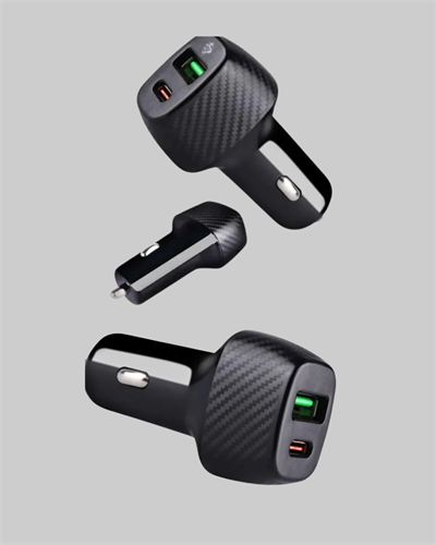 PD Destekli 38W Araç Şarj Başlığı Type-C + USB Çift Çıkış Hızlı Şarj