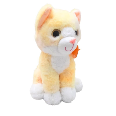 PELUŞ 30CM RENKLİ KEDİ HALLEY