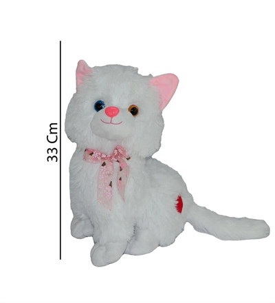 PELUŞ KEDİ 33CM HALLEY