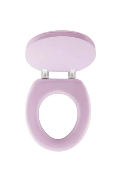 PEMBE YUMUŞAK KLOZET KAPAK BÜYÜK PUF 42x41 cm (3936)