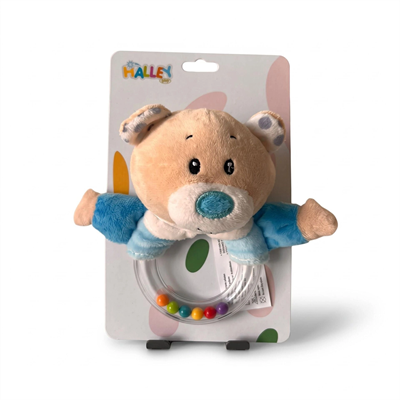 PL50191 15CM ŞEFFAF EL ÇINGIRAĞI PELUŞ ÇINGIRAK