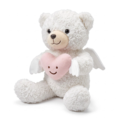 PL50247 50 CM KANATLI KALP TUTAN AYI PELUŞ OYUNCAK