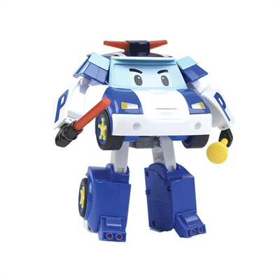 POLI MRT-685 Sesli ve Işıklı Eco Lounge Büyük Transforming Robot Poli