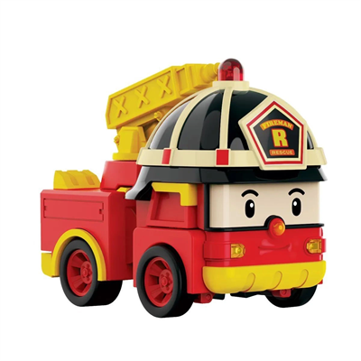 POLI MRT-686 Sesli ve Işıklı Eco Lounge Büyük Transforming Robot Roy -Necotoys