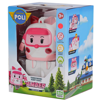 POLI MRT-687 ROBOCAR POLİ BÜYÜK TRANSFORMİNG ROBOT AMBER SESLİ VE IŞIKLI