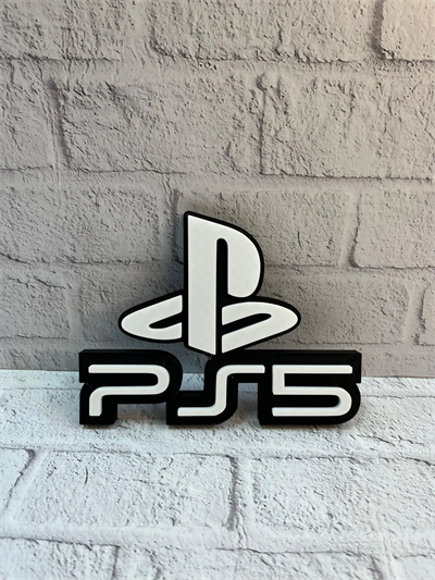 PS5 Logo Dekoratif Duvar Süsü Oyun Odası ve Salon Uyumu