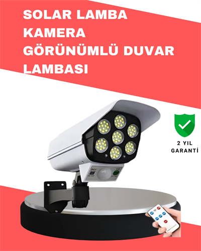 PVC+PC Malzemeli, 2si 1 Arada Güvenlik Lambası – Ayarlanabilir Başlık ve Panel Açısı