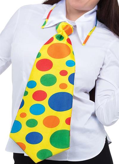 Palyaço Kravatı Lastikli Geniş Kesim 17x37 cm (3936)