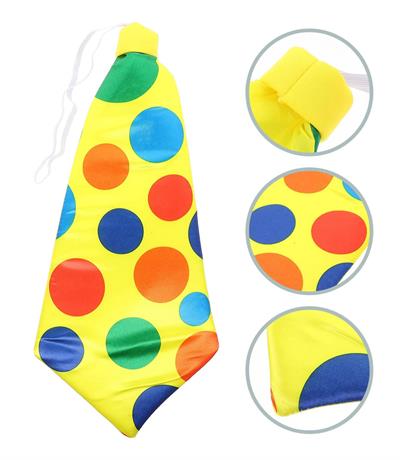 Palyaço Kravatı Lastikli Geniş Kesim 17x37 cm (3936)