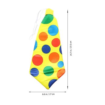 Palyaço Kravatı Lastikli Geniş Kesim 17x37 cm (3936)