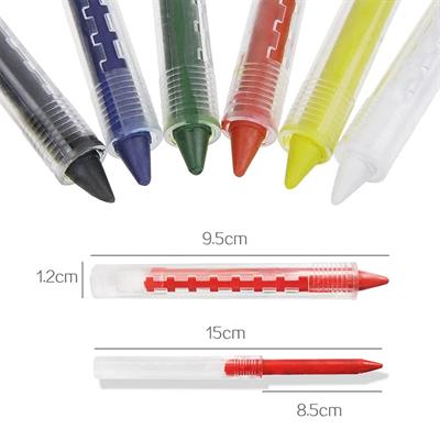 Palyaço Yüz Boyama Seti Kalemli Makyaj Boyama Seti 6 Renk (3936)