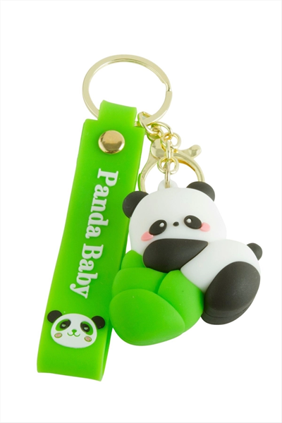 Panda Lüks Silikon Anahtarlık