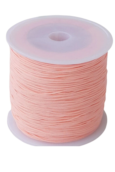 Paraşüt İpi, Bileklik-kolye Örgü İpi 1 Mm 50 Metre Kiremit