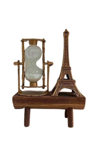Paris Eyfel Kulesi Hediyelik Eyfel Retro Kum Saati Dekoratif Eşya