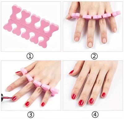 Parmak Ayırıcı Sünger Manikür Pedikür Aparatı 5 ADET (3936)