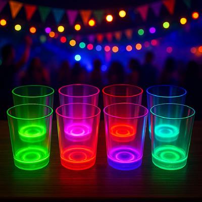 PartyGlow Neon Pembe Bardak 8.5 x 10.5 cm (3936)
