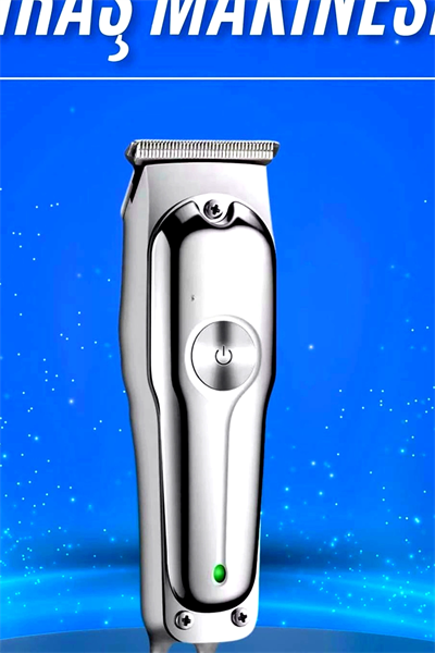 Paslanmaz Çelik 3 Taraklı Kablosuz Saç Sakal Düzeltici Tıraş Makinesi Seti BX-313690