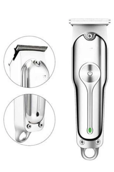 3 Kademeli Tıraş Makinesi Paslanmaz Çelik Bıçaklı 2 Saat Kullanım USB Şarjlı BX-313689