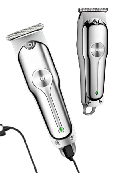 3 Kademeli Tıraş Makinesi Paslanmaz Çelik Bıçaklı 2 Saat Kullanım USB Şarjlı BX-313689