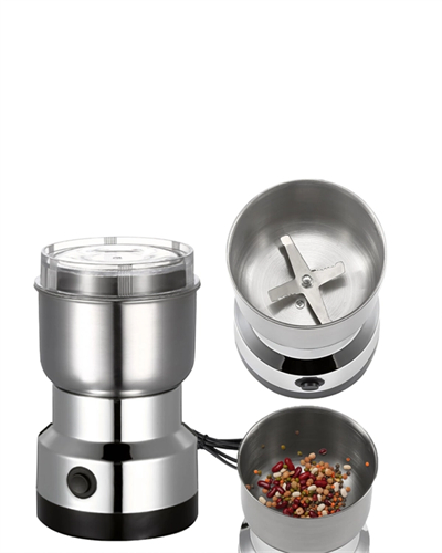 Paslanmaz Çelik Elektrikli Kahve Değirmeni | Sessiz, Hızlı, Çok Amaçlı Öğütücü (200W)