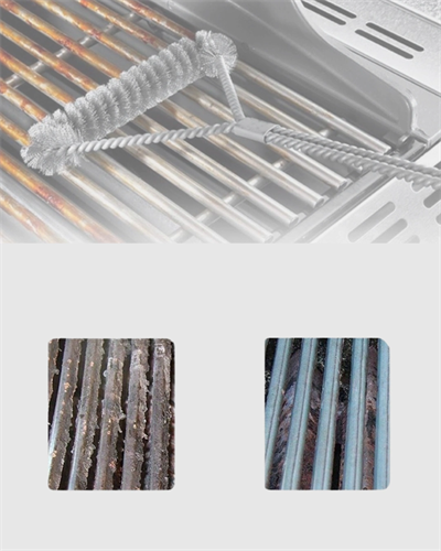 Paslanmaz Çelik Izgara Temizleme Fırçası Mangal ve Barbekü İçin