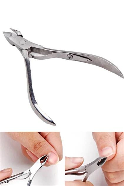 Paslanmaz Çelik Manikür Et Pensi Tırnak Et Pensi