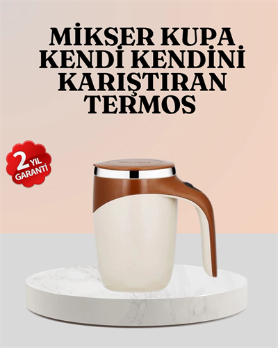 Paslanmaz Çelik Şarjlı Karıştırma Kupa – Otomatik Manyetik Blender Fincan