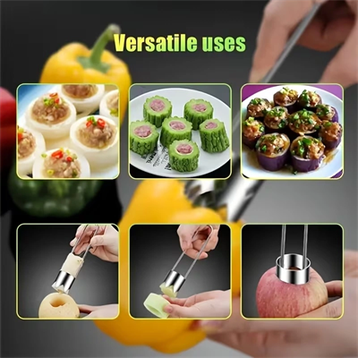 Paslanmaz Çelik Sebze Meyve Oyacağı