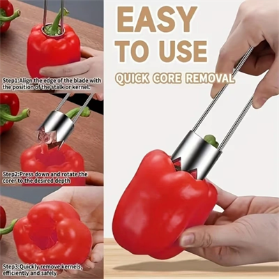 Paslanmaz Çelik Sebze Meyve Oyacağı