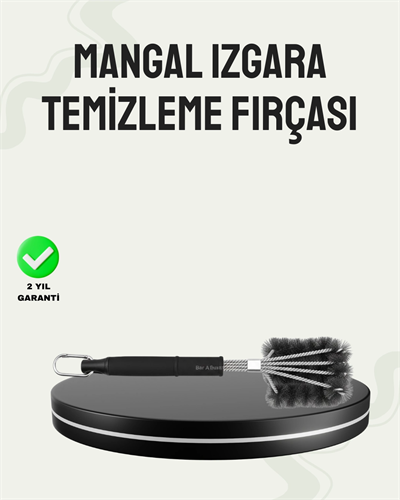 Paslanmaz Çelik Telli Mangal Temizlik Fırçası