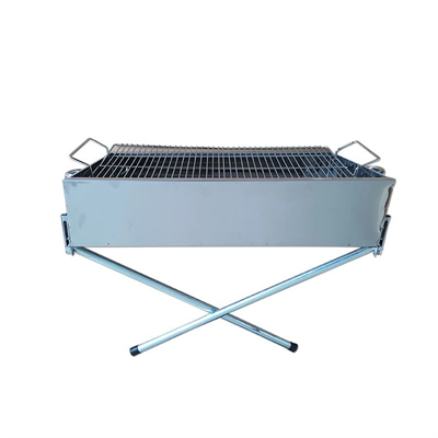 Paslanmaz Mangal Portatif Ayaklı - Standlı 70cm Bx40