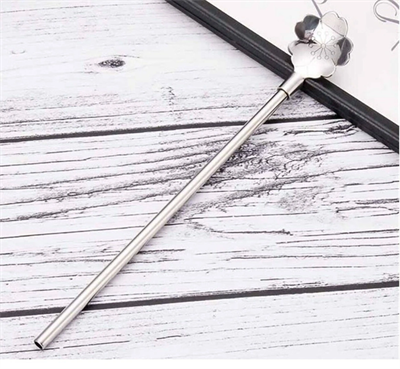 Paslanmaz Metal 2 Li Kaşıklı Pipet Fırça Seti