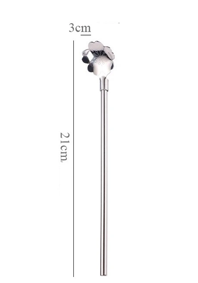Paslanmaz Metal 2 Li Kaşıklı Pipet Fırça Seti