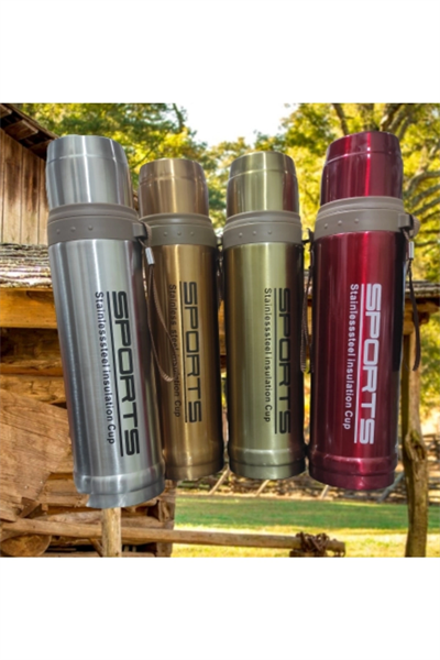 Paslanmaz çelik termos 500 ml çok renkli 24 saat yalıtım süresi ile - Spor & Outdoor