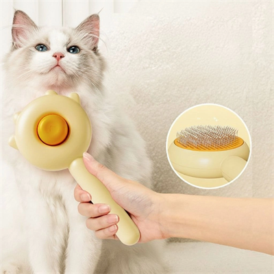 Pati Tasarımlı Otomatik Temizlenen Evcil Hayvan Fırçası