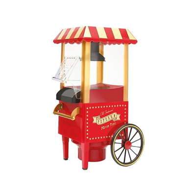 Patlamış Mısır Makinesi - Yağsız Pişirme - Nostaljik Model
